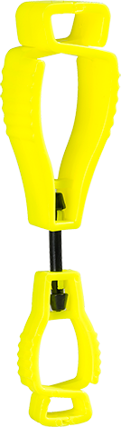 PORTWEST GLOVE CLIP METAL FREE YELLOW ONE SIZE 