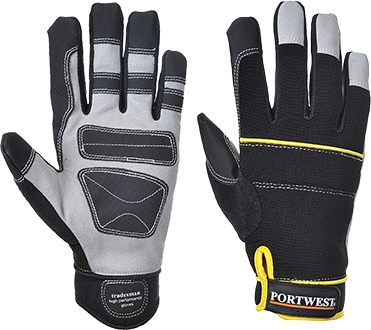 PORTWEST GLOVE TRADESMAN HIGH PERFORMANCE BLACK LARGE 