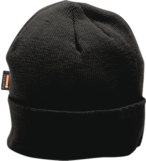 PORTWEST BEANIE KNIT INSULATEX LINED ONE-SIZE BLACK 