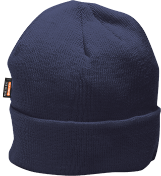 PORTWEST BEANIE KNIT INSULATEX LINED ONE-SIZE NAVY 
