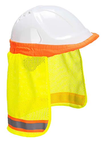 Hi-Vis Neck Shade, Yellow R/Fit