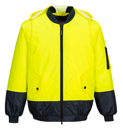 PRIME MOVER JACKET BOMBER LINED CLASS D YELLOW/NAVY 3XL 