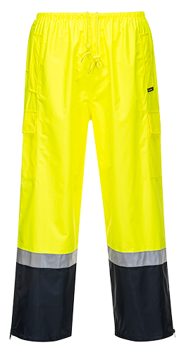 PRIME MOVER PANTS WET WEATHER CARGO DAY/NIGHT YELLOW/NAVY REGULAR 2X3X