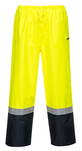 PRIME MOVER PANTS WET WEATHER PULL-ON D/N YELLOW/NAVY REGULAR 2X/3X