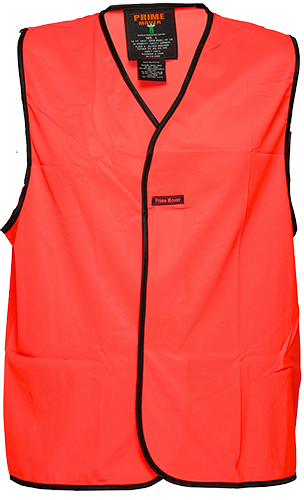 PRIME MOVER VEST CLASSIC HI-VIS CLASS D RED 3XL 