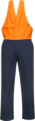 PRIME MOVER COVERALL ACTION BACK CLASS D ORANGE/NAVY REGULAR 112