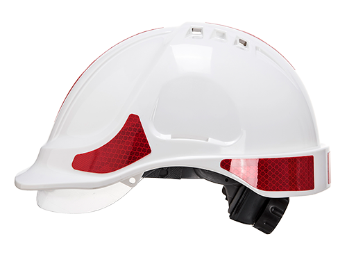 PORTWEST HELMET STICKERS REFLECTIVE RED PACK OF 10 