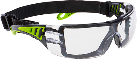 Tech Look Plus Spectacle, Clear R/Fit