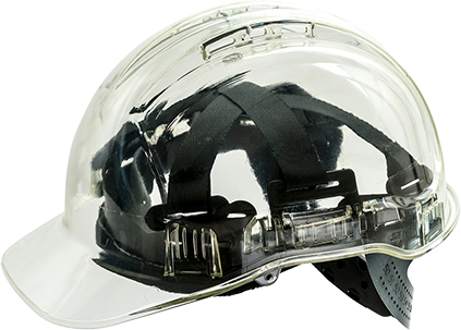 Peak View Helmet, Clear R/Fit