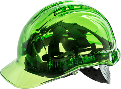 Peak View Helmet, Green R/Fit