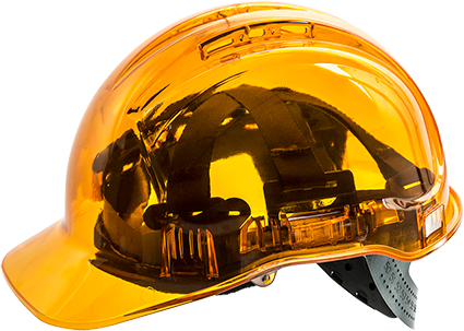 Peak View Helmet, Orange R/Fit