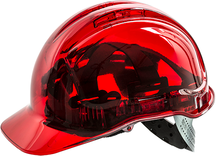 Peak View Helmet, Red R/Fit