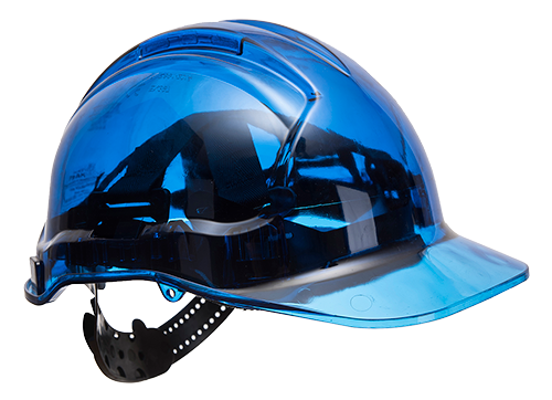 Peak View Plus Helmet, Blue U/Fit