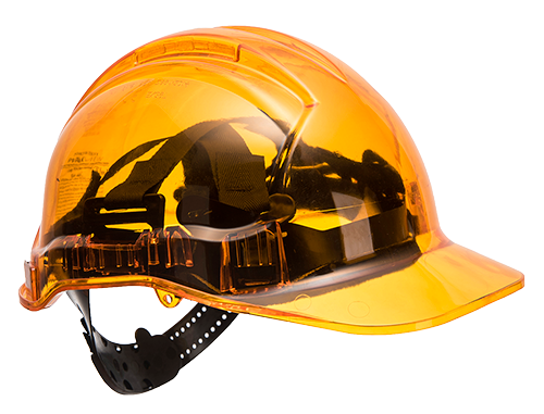 Peak View Plus Helmet, Orange R/Fit
