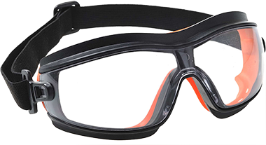 PORTWEST SAFETY GOGGLES SLIM CLEAR 
