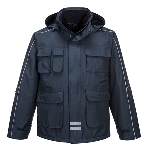 RS Multi-Pocket Parka, Navy Size Large R/Fit