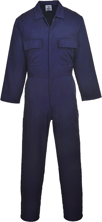 PORTWEST COVERALL EURO WORK POLYCOTTON NAVY TALL 3XL 